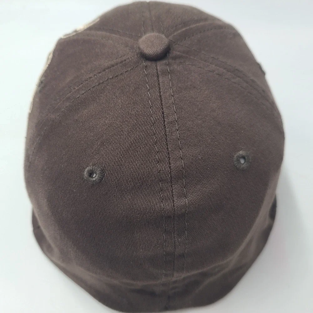 Hard Rock Cafe Hat Fitted (Seems S-M) Brown Washington DC Travel Souvenir‎ Men